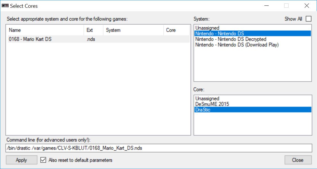 install nes and snes emulators ds lite