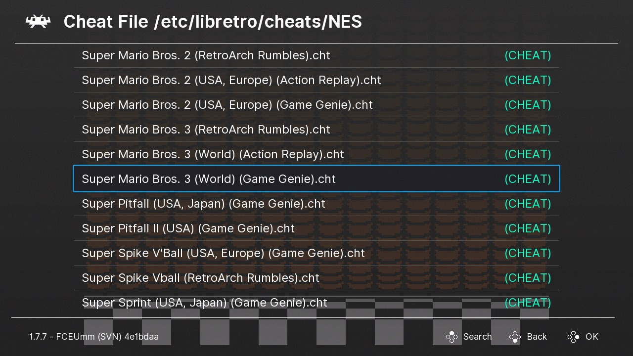 sonic battle retroarch cheats