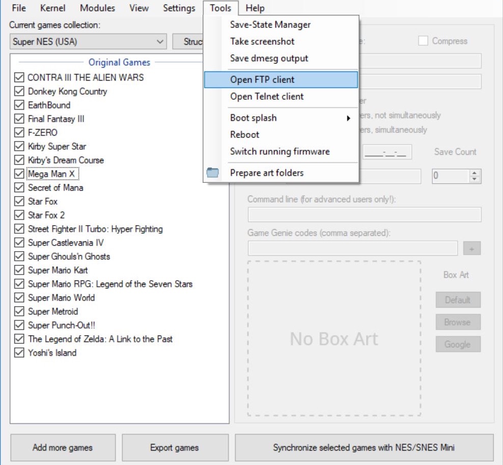 How to Add More Games to the SNES Classic