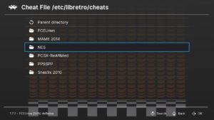 cheats snes retroarch